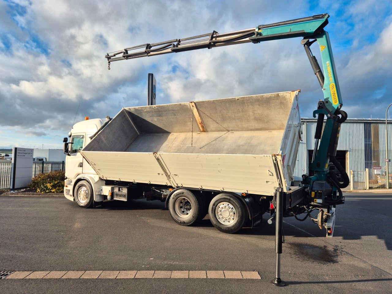 Camion basculantă, Camion cu macara Scania G490 LB6x2*4HNB Palfinger PK 18002-EH D Funk AHK: Foto 33