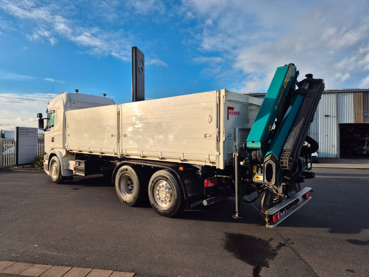 Camion basculantă, Camion cu macara Scania G490 LB6x2*4HNB Palfinger PK 18002-EH D Funk AHK: Foto 9