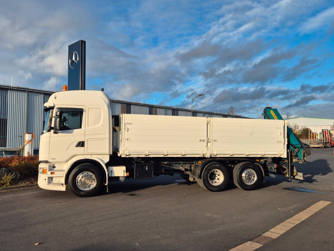 Camion basculantă, Camion cu macara Scania G490 LB6x2*4HNB Palfinger PK 18002-EH D Funk AHK: Foto 6