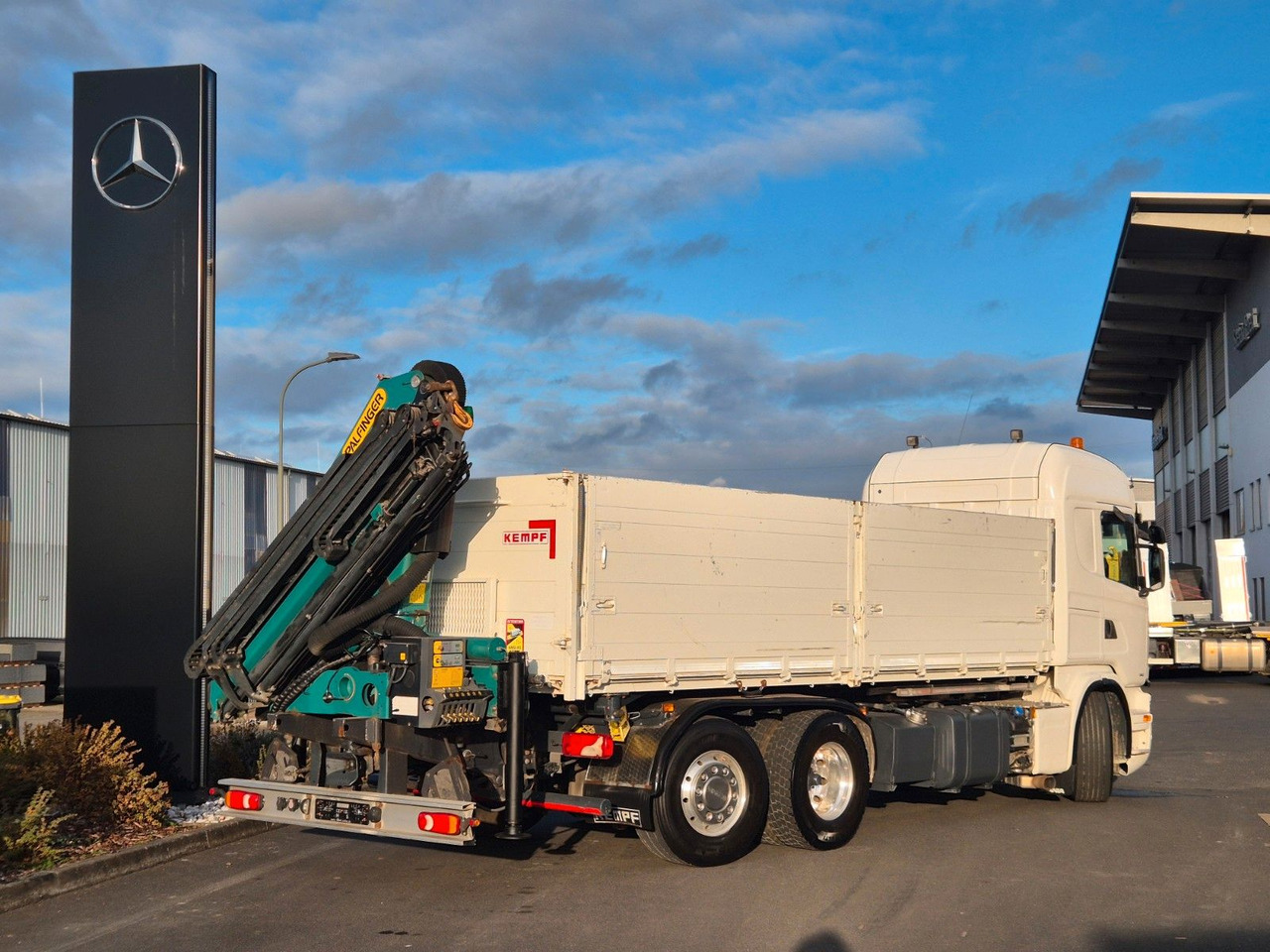 Camion basculantă, Camion cu macara Scania G490 LB6x2*4HNB Palfinger PK 18002-EH D Funk AHK: Foto 13