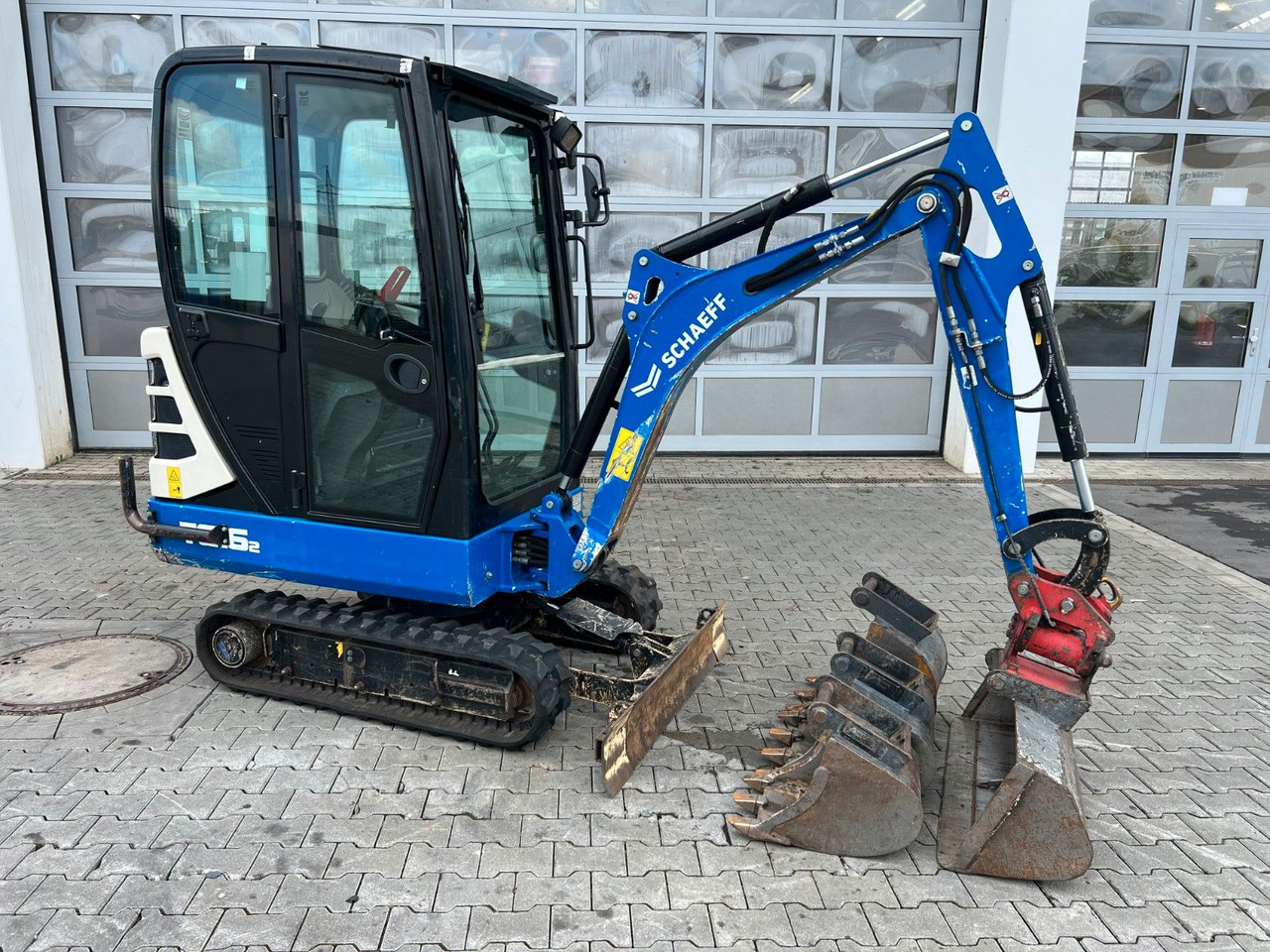 Terex TC16 / 2017 / 1.769h / Löffelpaket / Powertilt - Mini excavator: Foto 2 Terex TC16 / 2017 / 1.769h / Löffelpaket / Powertilt - Mini excavator: Foto 2