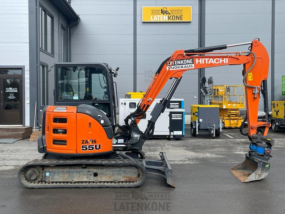 Hitachi ZX 55U-5A kaivinkone - Excavator pe şenile: Foto 1 Hitachi ZX 55U-5A kaivinkone - Excavator pe şenile: Foto 1