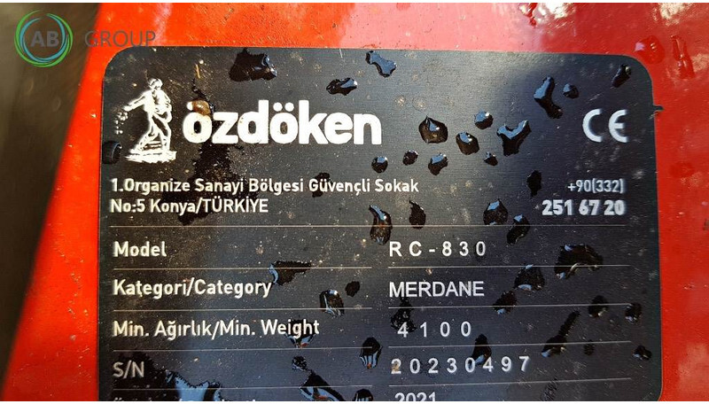Özdöken wał Cambridge RC 830, 8,3 m - Compactor agricola: Foto 3 Özdöken wał Cambridge RC 830, 8,3 m - Compactor agricola: Foto 3