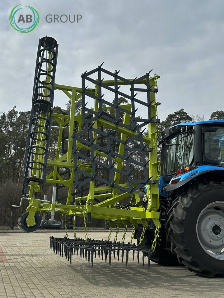 POM Augustów 7-field mounted tine harrow with string roller - Grapă: Foto 1 POM Augustów 7-field mounted tine harrow with string roller - Grapă: Foto 1