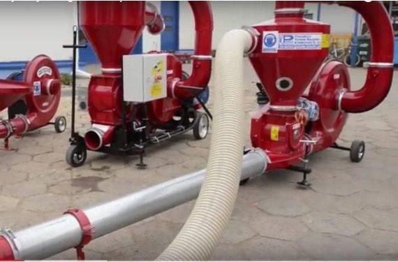 POM Augustów suction and force pneumatic conveyor T207/1 - Utilaje - după recoltare: Foto 3 POM Augustów suction and force pneumatic conveyor T207/1 - Utilaje - după recoltare: Foto 3