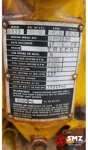 Caterpillar Occ Motor Caterpillar D333 - Motor pentru Camion: Foto 5 Caterpillar Occ Motor Caterpillar D333 - Motor pentru Camion: Foto 5