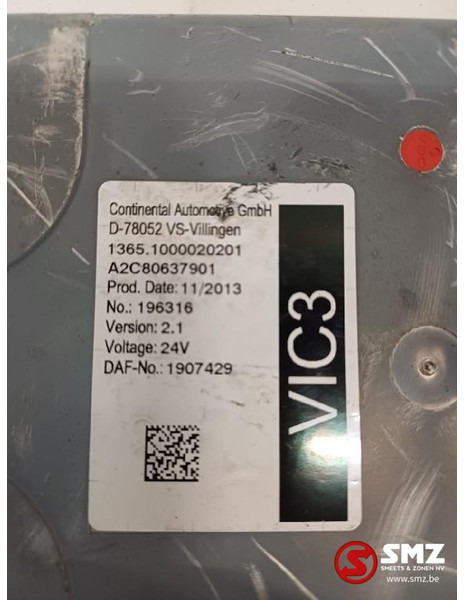 DAF Occ ECU VIC3 regeleenheid DAF - Calculator de bord pentru Camion: Foto 5 DAF Occ ECU VIC3 regeleenheid DAF - Calculator de bord pentru Camion: Foto 5