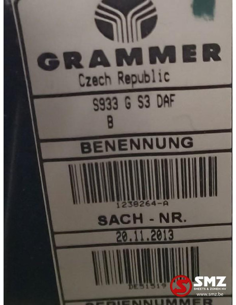 DAF Occ bijrijdersstoel DAF - Cabină și interior pentru Camion: Foto 5 DAF Occ bijrijdersstoel DAF - Cabină și interior pentru Camion: Foto 5