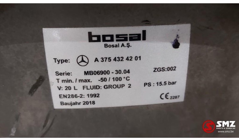 Acumulator, Piese frână pentru Camion Mercedes-Benz Occ batterijbak met luchtketels Actros MP4: Foto 6