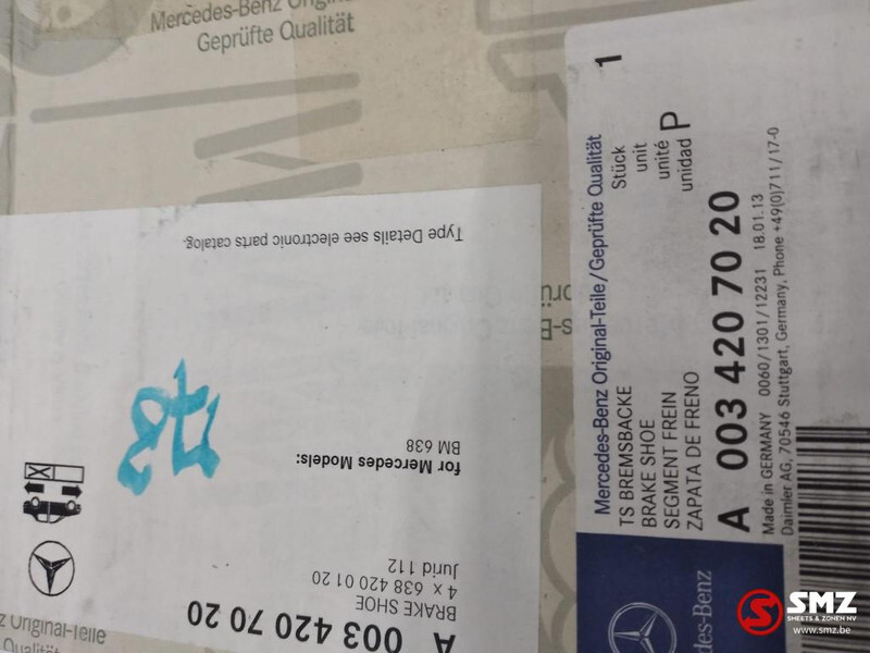 Mercedes-Benz Remschoen achter mercedes vito w638 a0034207020 - Piese frână pentru Camion: Foto 2 Mercedes-Benz Remschoen achter mercedes vito w638 a0034207020 - Piese frână pentru Camion: Foto 2