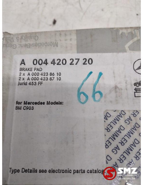 Mercedes-Benz Set remblokken mercedes sprinter w903 a0044202720 - Plăcuțe frână pentru Camion: Foto 2 Mercedes-Benz Set remblokken mercedes sprinter w903 a0044202720 - Plăcuțe frână pentru Camion: Foto 2