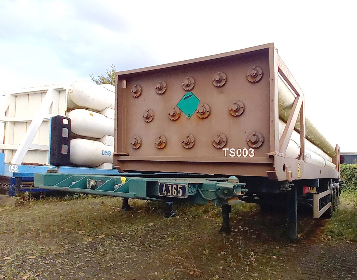 FRUEHAUF Gas tank tube semi-trailer used for compressed helium, hydrogen, Wasserstoff - Semiremorcă cisternă: Foto 2 FRUEHAUF Gas tank tube semi-trailer used for compressed helium, hydrogen, Wasserstoff - Semiremorcă cisternă: Foto 2