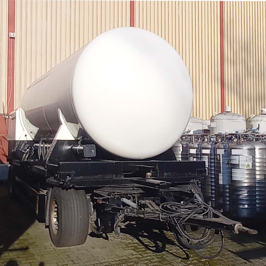 GOFA Gas tank trailer cryogenic used for oxygen, nitrogen, argon, gas. - Semiremorcă cisternă: Foto 1 GOFA Gas tank trailer cryogenic used for oxygen, nitrogen, argon, gas. - Semiremorcă cisternă: Foto 1