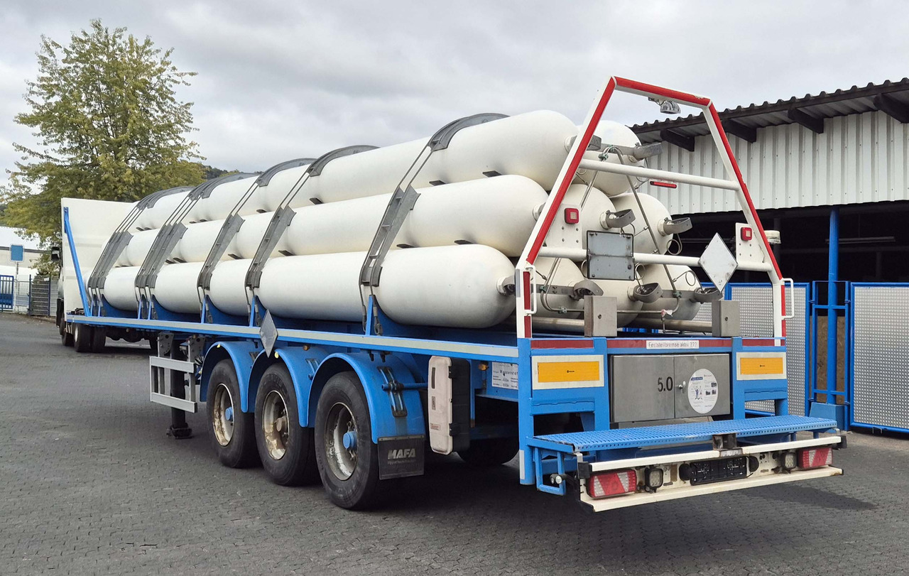 MAFA Gas tank tube semi-trailer used for compressed helium, hydrogen, Wasserstoff, methane, CNG - Semiremorcă cisternă: Foto 4 MAFA Gas tank tube semi-trailer used for compressed helium, hydrogen, Wasserstoff, methane, CNG - Semiremorcă cisternă: Foto 4