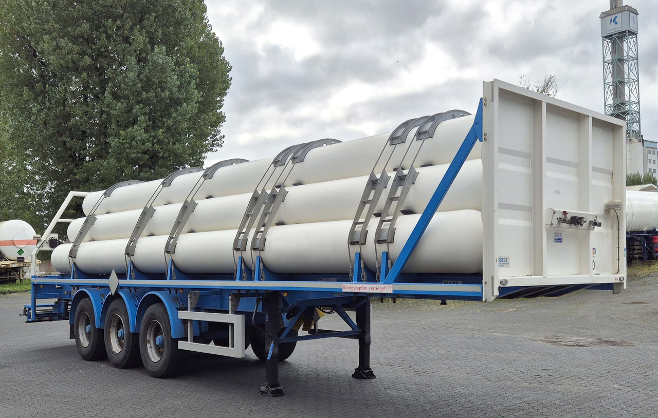 MAFA Gas tank tube semi-trailer used for compressed helium, hydrogen, Wasserstoff, methane, CNG - Semiremorcă cisternă: Foto 1 MAFA Gas tank tube semi-trailer used for compressed helium, hydrogen, Wasserstoff, methane, CNG - Semiremorcă cisternă: Foto 1