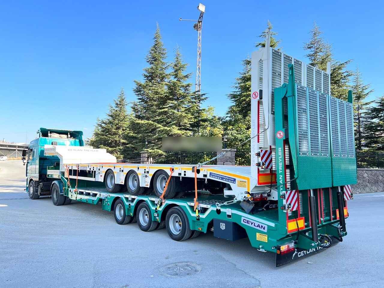 CEYLAN 3 AXLES STANDART & EXTENDABLE LOWBED - Semiremorcă transport agabaritic: Foto 3 CEYLAN 3 AXLES STANDART & EXTENDABLE LOWBED - Semiremorcă transport agabaritic: Foto 3