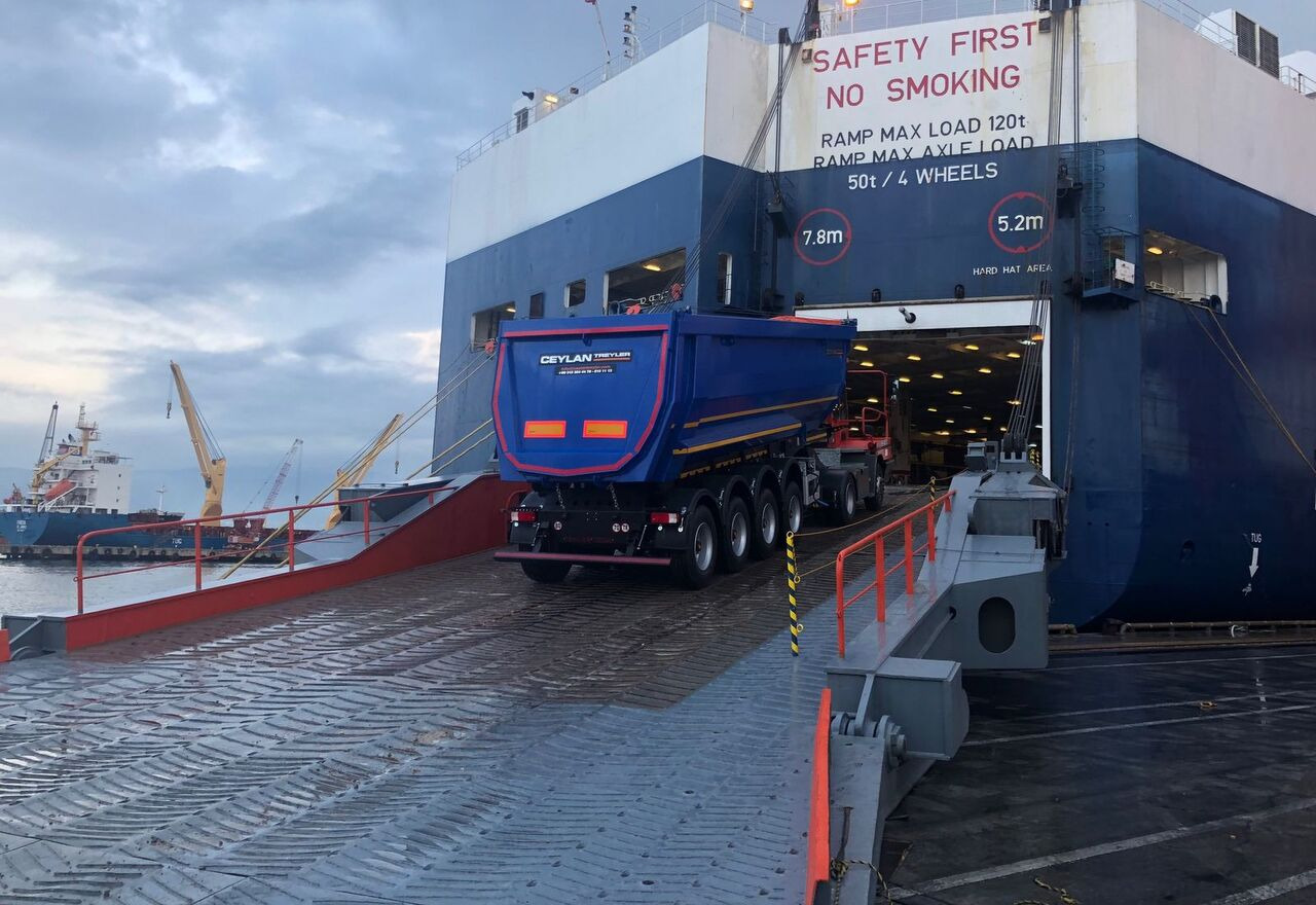 Semiremorcă basculantă nou CEYLAN 35-40 M3 4 AXLE TIPPER: Foto 10