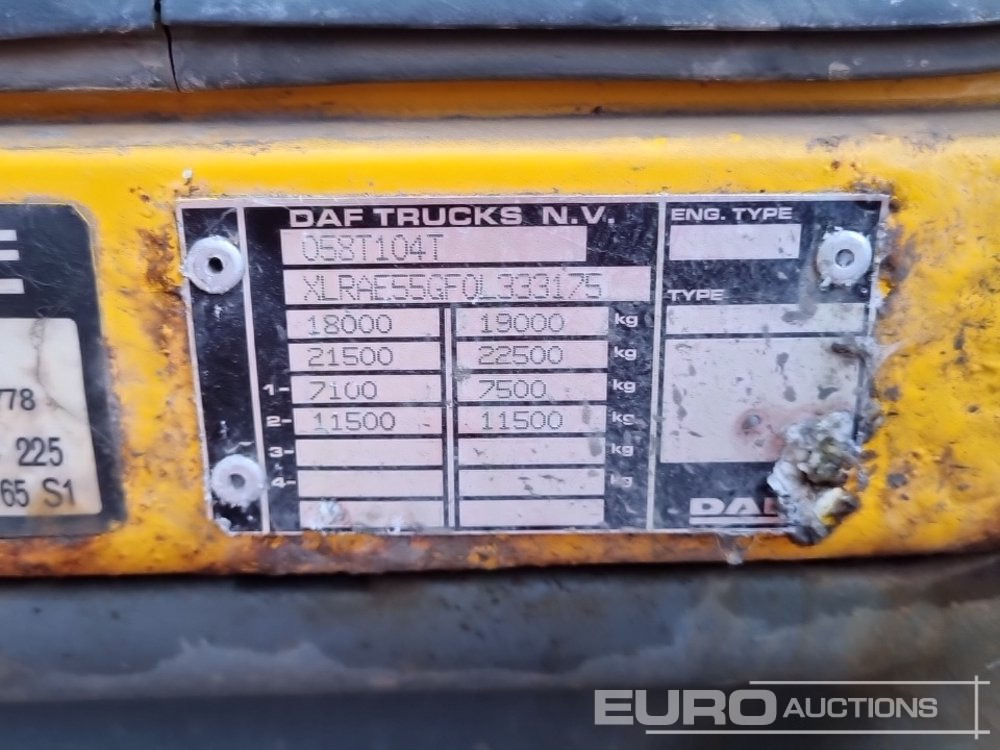 Camion container de gunoi 2007 DAF LF: Foto 49