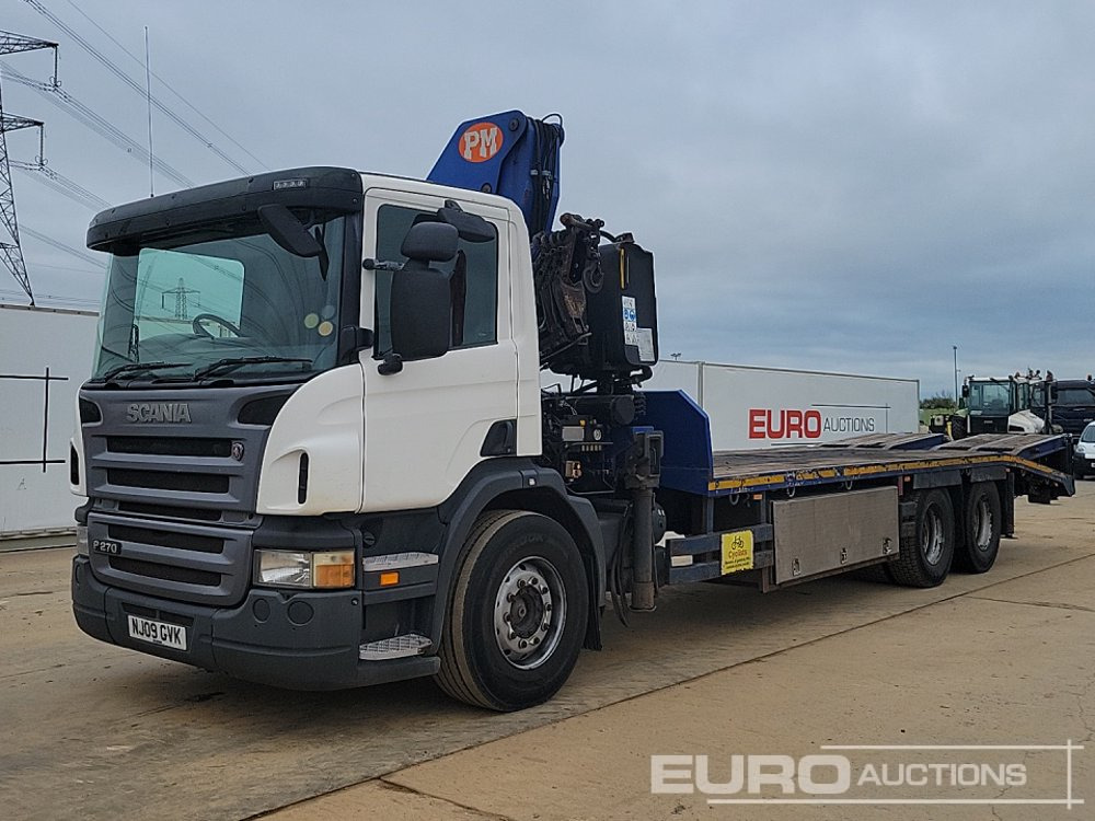 2009 Scania P270 - Camion platformă: Foto 1 2009 Scania P270 - Camion platformă: Foto 1