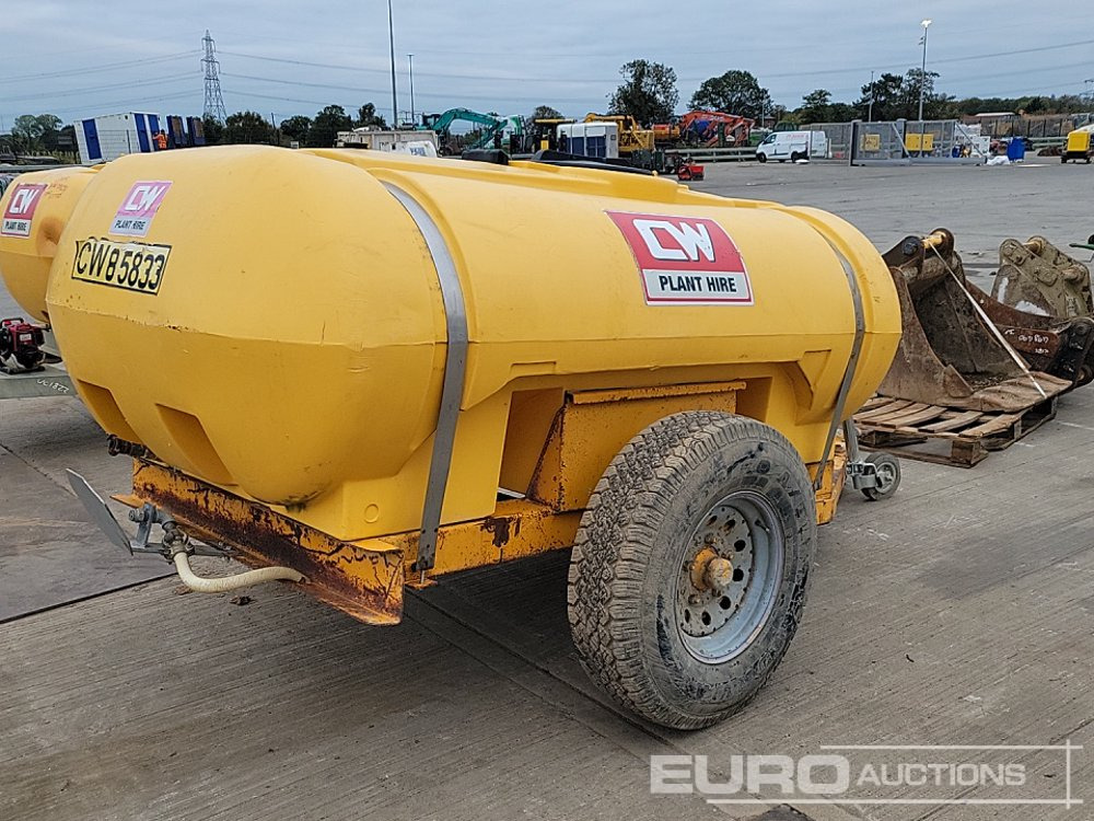 2010 Trailer Engineering Single Axle Plastic Water Bowser, Dust Suppression Unit, Honda Engine - Rezervor de stocare: Foto 5 2010 Trailer Engineering Single Axle Plastic Water Bowser, Dust Suppression Unit, Honda Engine - Rezervor de stocare: Foto 5