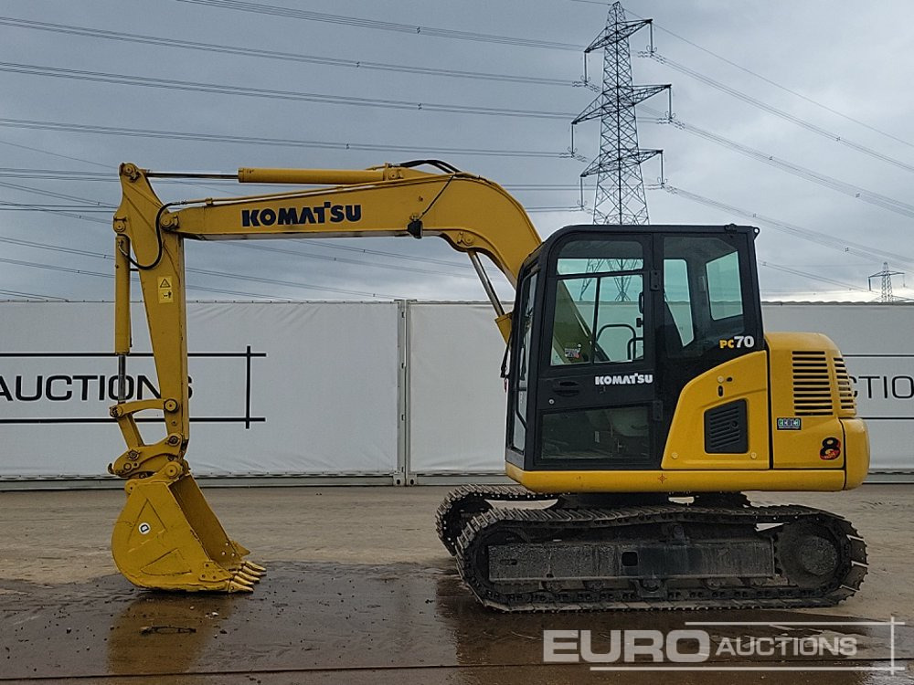 2011 Komatsu PC70-8 - Mini excavator: Foto 2 2011 Komatsu PC70-8 - Mini excavator: Foto 2