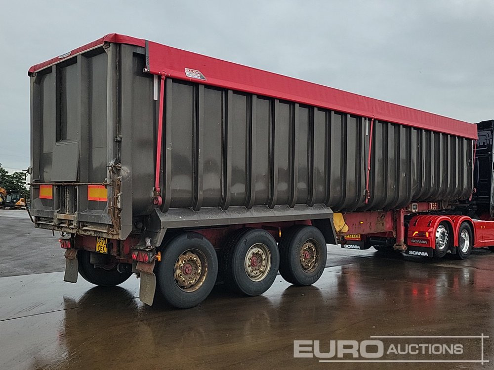 2011 Wilcox Tri Axle Bulk Tipping Trailer, Front Lift Axle, Easy Sheet (Plating Certificate Available) - Semiremorcă basculantă: Foto 5 2011 Wilcox Tri Axle Bulk Tipping Trailer, Front Lift Axle, Easy Sheet (Plating Certificate Available) - Semiremorcă basculantă: Foto 5