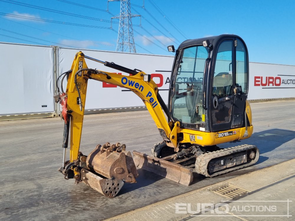 2012 JCB 8018 - Mini excavator: Foto 1 2012 JCB 8018 - Mini excavator: Foto 1