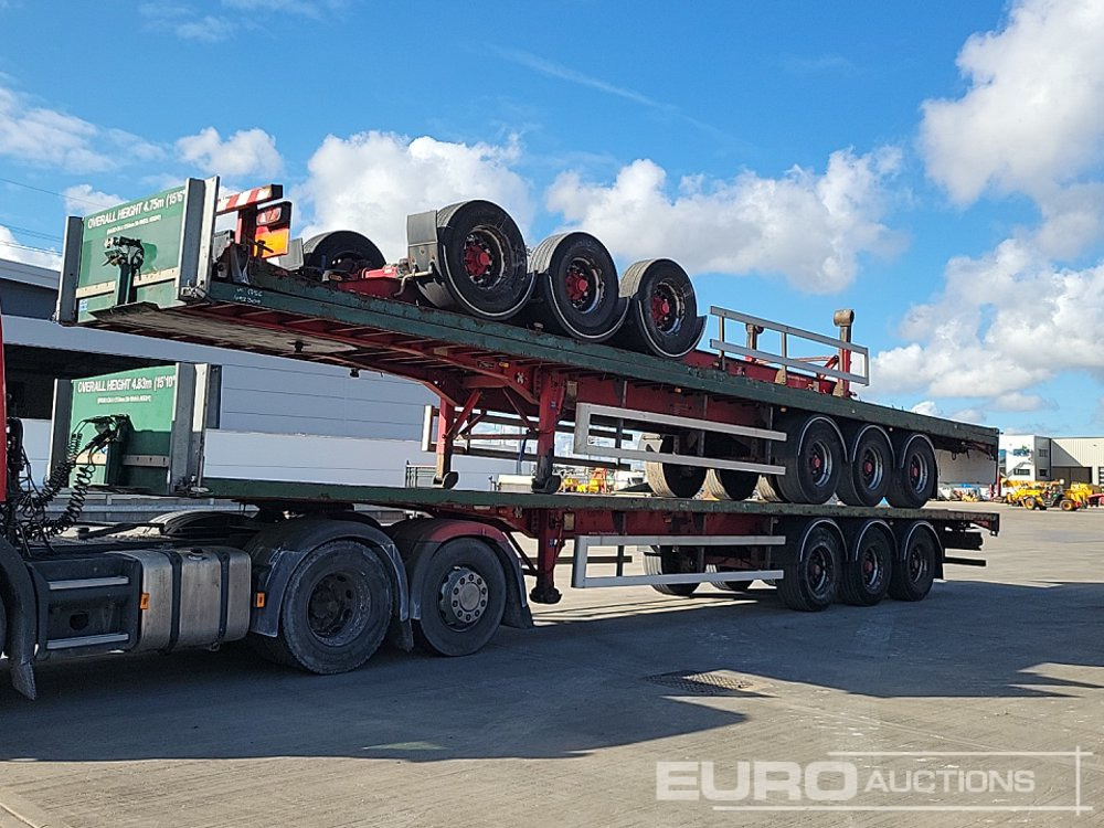 2012 SDC Tri Axle Flatbed Trailer (3 of) - Semiremorcă platformă: Foto 1 2012 SDC Tri Axle Flatbed Trailer (3 of) - Semiremorcă platformă: Foto 1