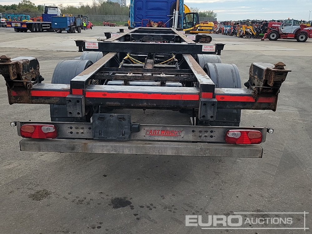 2013 Cartwright Tri Axle Skeleton Trailer, Twist & Lock - Semiremorcă platformă: Foto 4 2013 Cartwright Tri Axle Skeleton Trailer, Twist & Lock - Semiremorcă platformă: Foto 4