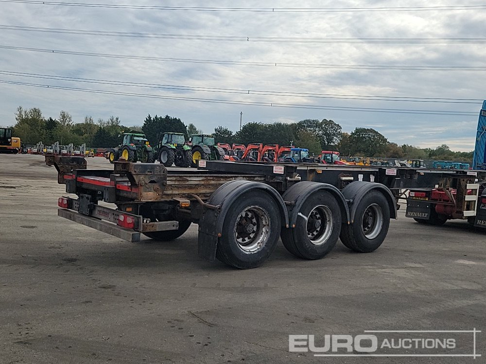 2013 Cartwright Tri Axle Skeleton Trailer, Twist & Lock - Semiremorcă platformă: Foto 5 2013 Cartwright Tri Axle Skeleton Trailer, Twist & Lock - Semiremorcă platformă: Foto 5