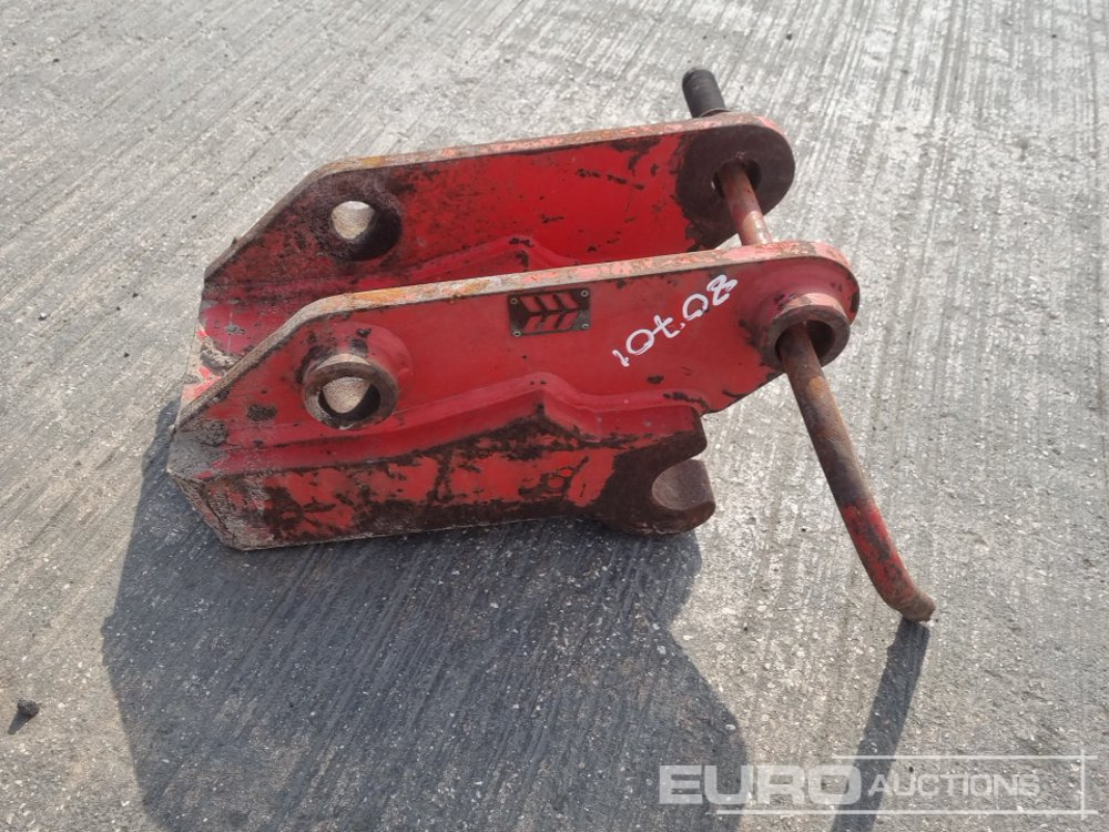 Cuplare rapidă 2013 Ksw Manual Dedicated Single Lock QH 45mm Pin to suit 4-6 Ton Excavator: Foto 10