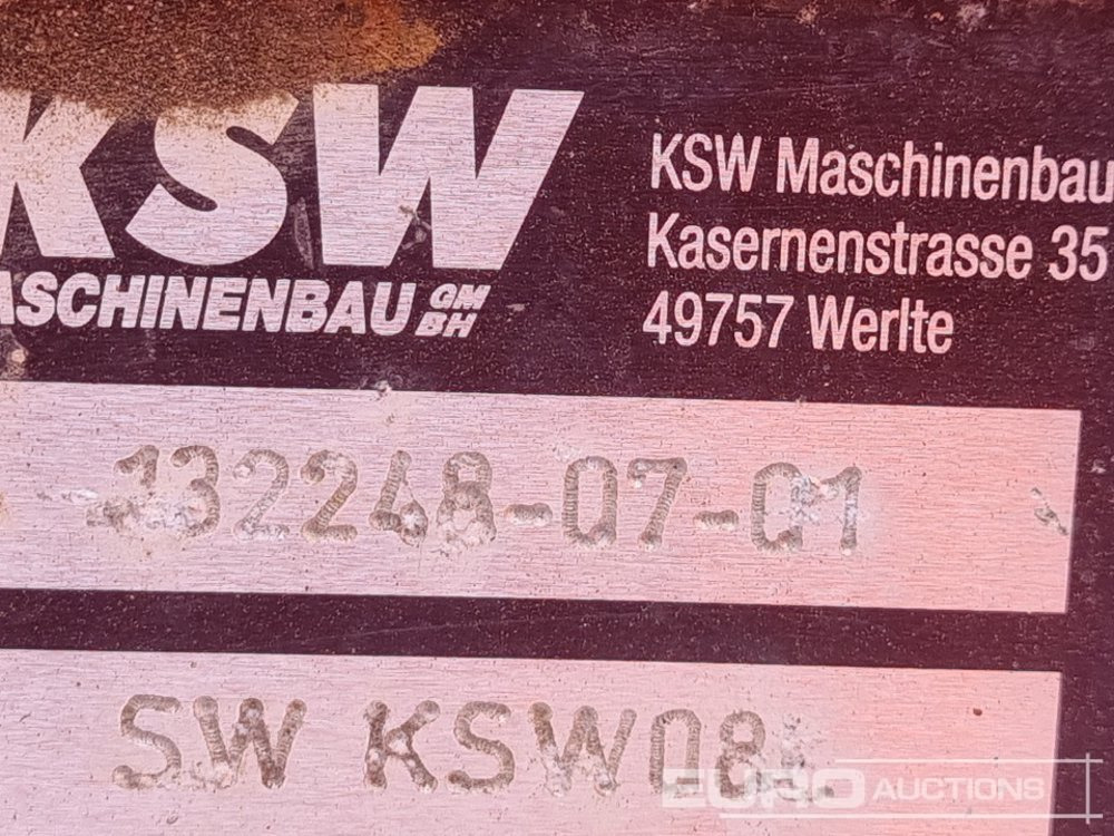 Cuplare rapidă 2013 Ksw Manual Dedicated Single Lock QH 45mm Pin to suit 4-6 Ton Excavator: Foto 16