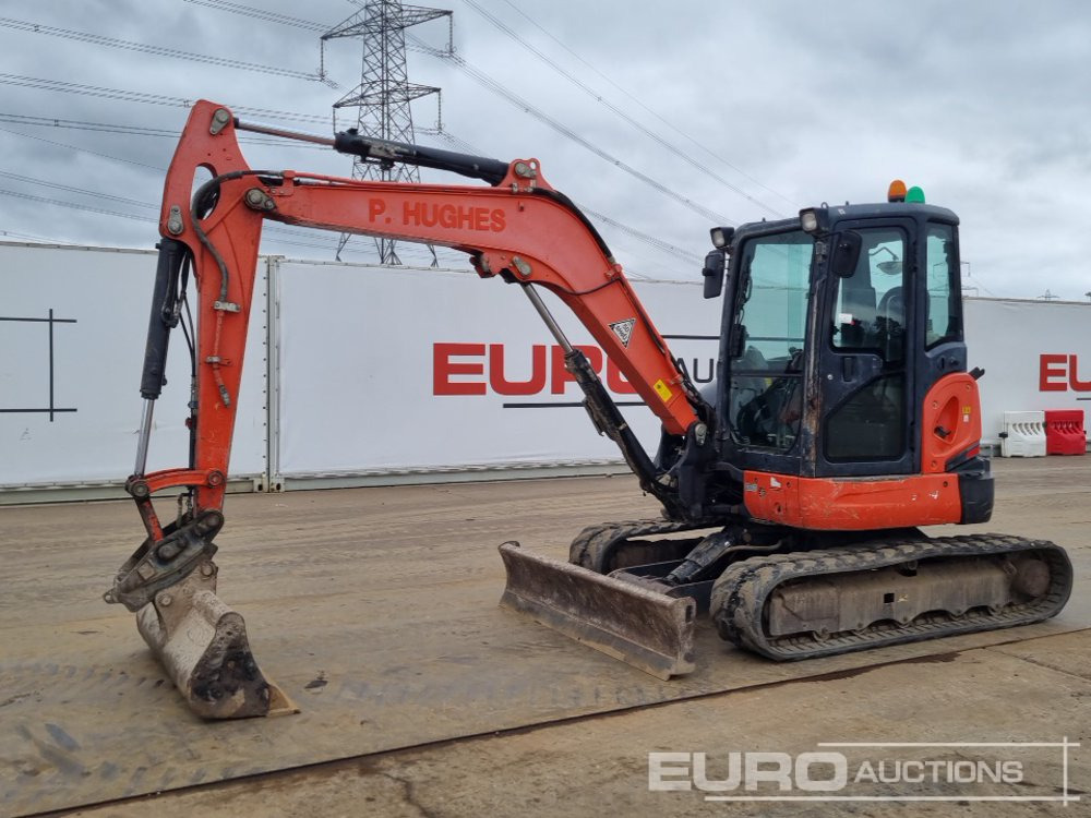 2013 Kubota U55-4 - Mini excavator: Foto 1 2013 Kubota U55-4 - Mini excavator: Foto 1