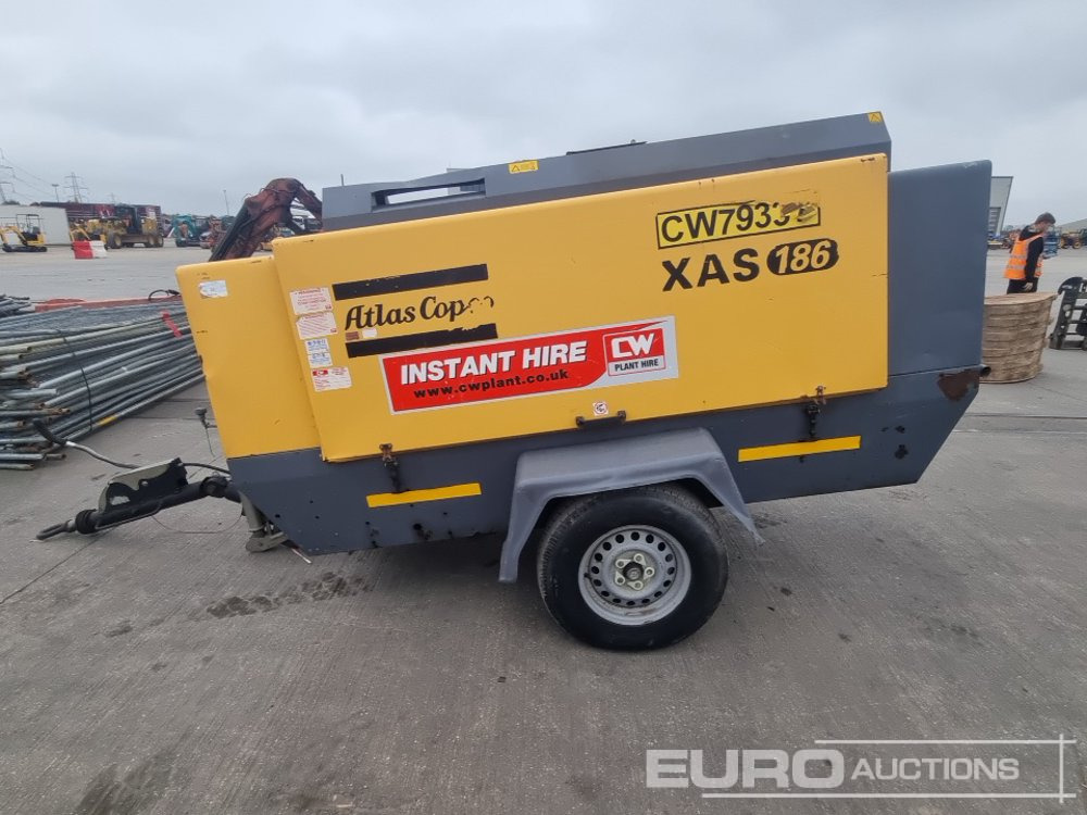 2014 Atlas Copco XAS186 - Compresor de aer: Foto 2 2014 Atlas Copco XAS186 - Compresor de aer: Foto 2
