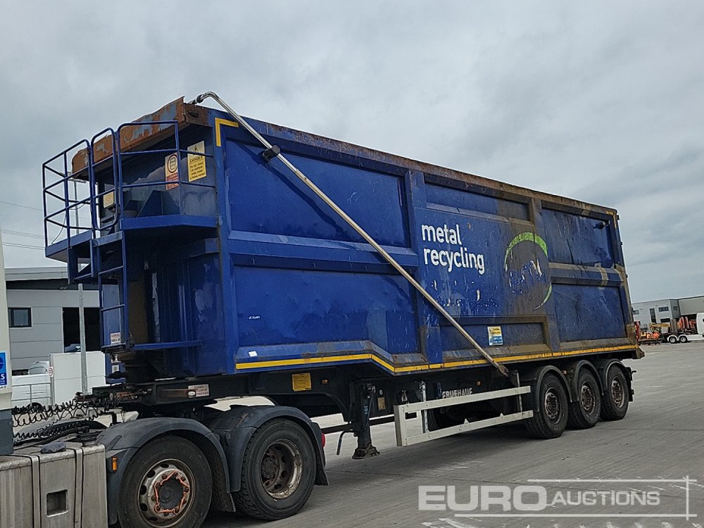 2014 Fruehauf Tri Axle Bulk Tipping Trailer, Easy Sheet - Semiremorcă basculantă: Foto 1 2014 Fruehauf Tri Axle Bulk Tipping Trailer, Easy Sheet - Semiremorcă basculantă: Foto 1