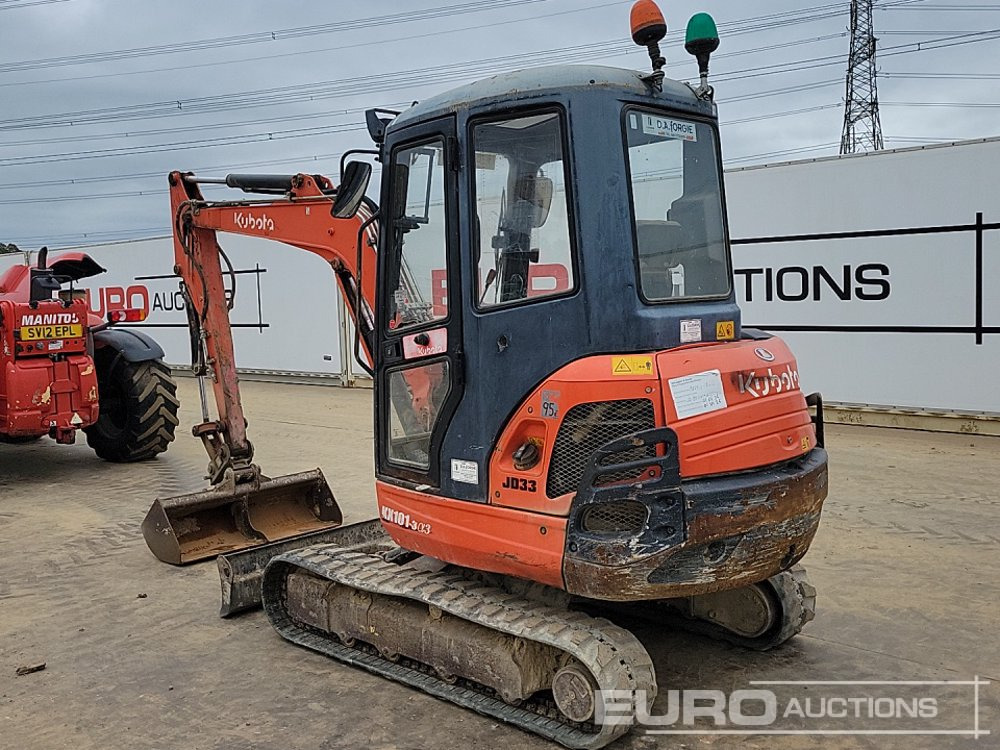 2015 Kubota KX101-3A3 - Mini excavator: Foto 3 2015 Kubota KX101-3A3 - Mini excavator: Foto 3