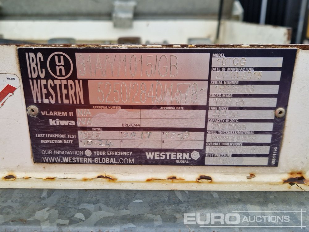 Rezervor de stocare 2015 Western 10TCG: Foto 12 Rezervor de stocare 2015 Western 10TCG: Foto 12