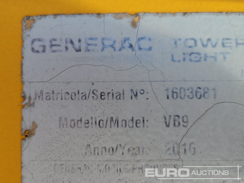 Turnul de iluminat 2016 Generac VB9: Foto 38