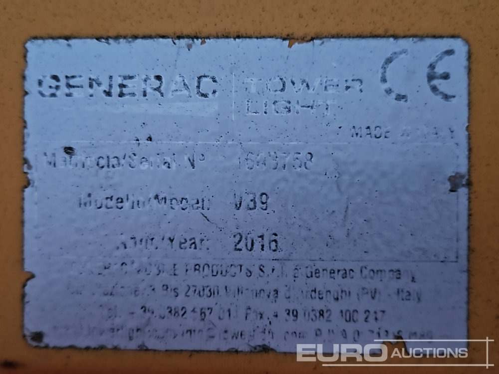 Turnul de iluminat 2016 Generac VB9: Foto 24