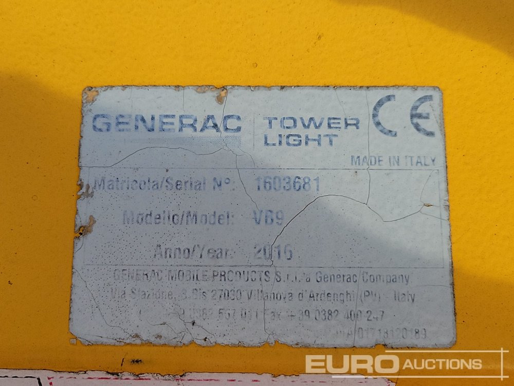 Turnul de iluminat 2016 Generac VB9: Foto 37