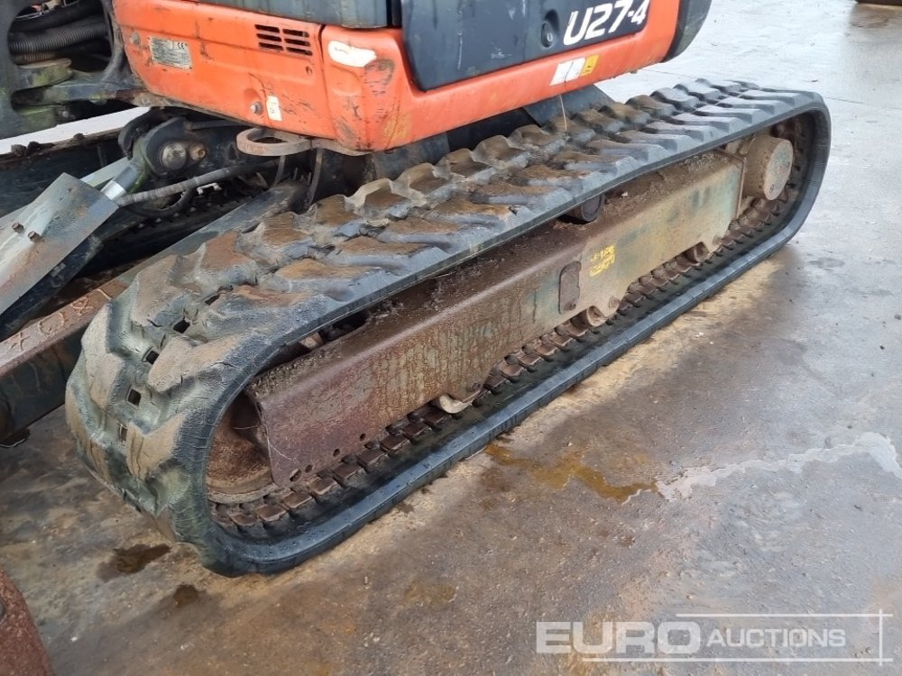 Mini excavator 2016 Kubota U27-4: Foto 12