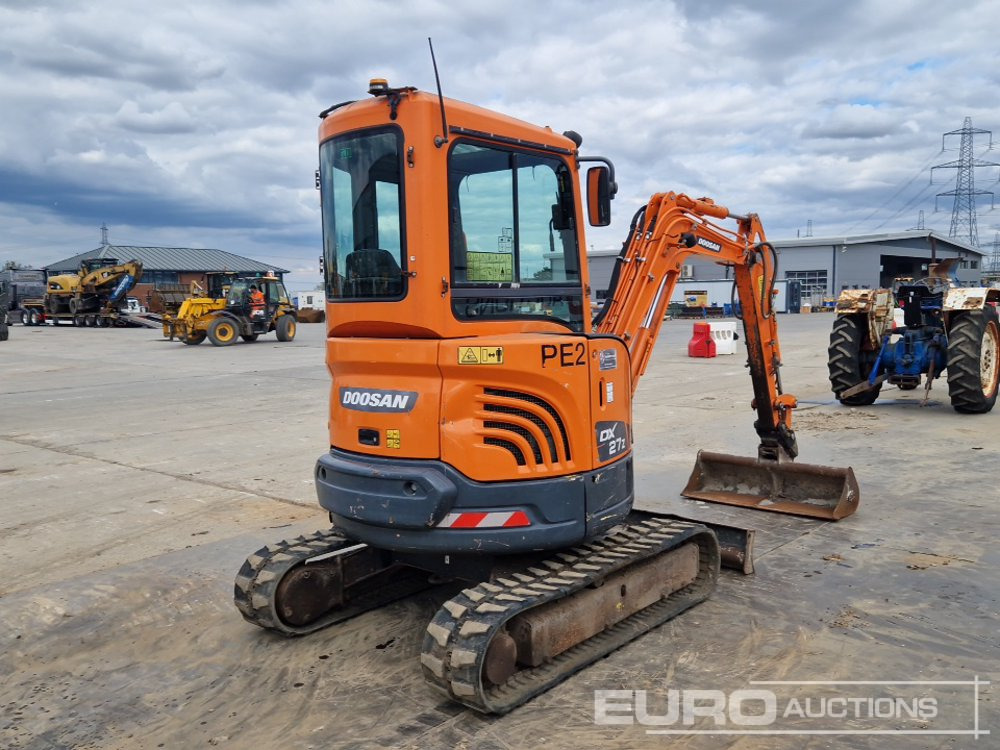 2017 Doosan DX27Z - Mini excavator: Foto 5 2017 Doosan DX27Z - Mini excavator: Foto 5