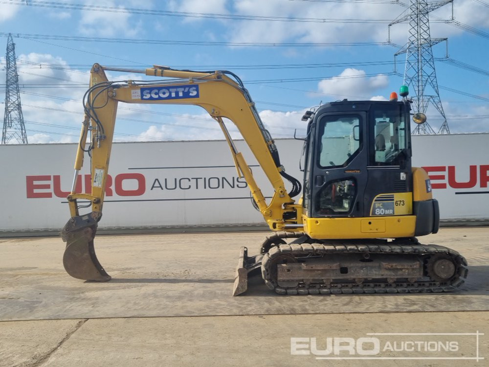 2017 Komatsu PC80MR-3 - Mini excavator: Foto 2 2017 Komatsu PC80MR-3 - Mini excavator: Foto 2