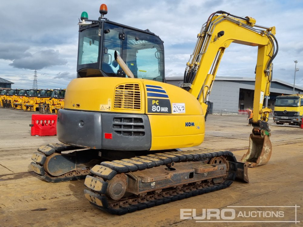 2017 Komatsu PC80MR-3 - Mini excavator: Foto 5 2017 Komatsu PC80MR-3 - Mini excavator: Foto 5