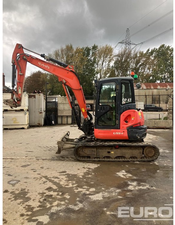 2017 Kubota U55-4 - Mini excavator: Foto 1 2017 Kubota U55-4 - Mini excavator: Foto 1