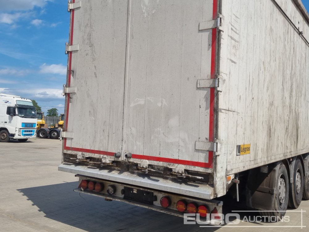 Semiremorcă cu podea culisantă 2017 Legras Tri Axle Bulk Trailer, Walking Floor, Easy Sheet: Foto 15