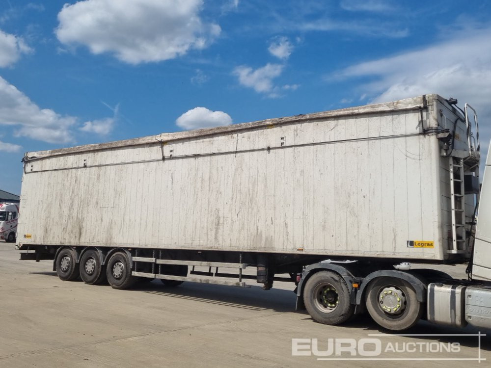 Semiremorcă cu podea culisantă 2017 Legras Tri Axle Bulk Trailer, Walking Floor, Easy Sheet: Foto 7