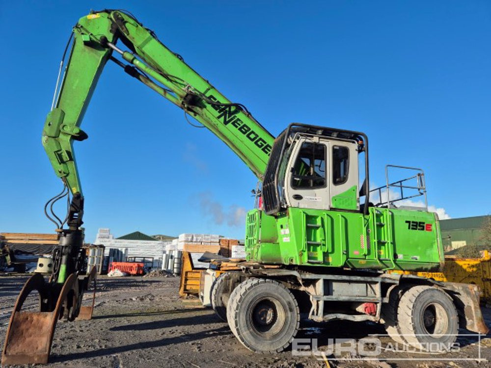 2017 Sennebogen 735E - Excavator pe roţi: Foto 1 2017 Sennebogen 735E - Excavator pe roţi: Foto 1