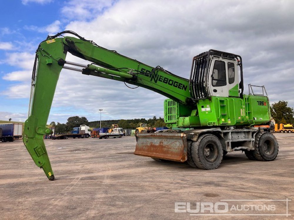 2017 Sennebogen 735E - Excavator pe roţi: Foto 1 2017 Sennebogen 735E - Excavator pe roţi: Foto 1