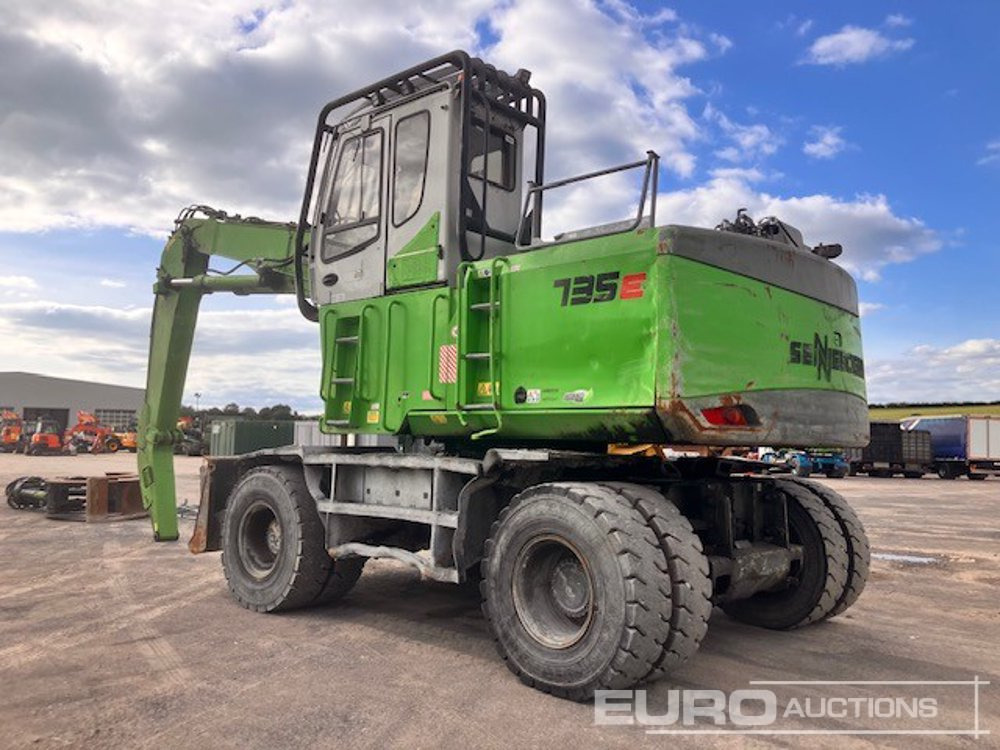 2017 Sennebogen 735E - Excavator pe roţi: Foto 3 2017 Sennebogen 735E - Excavator pe roţi: Foto 3